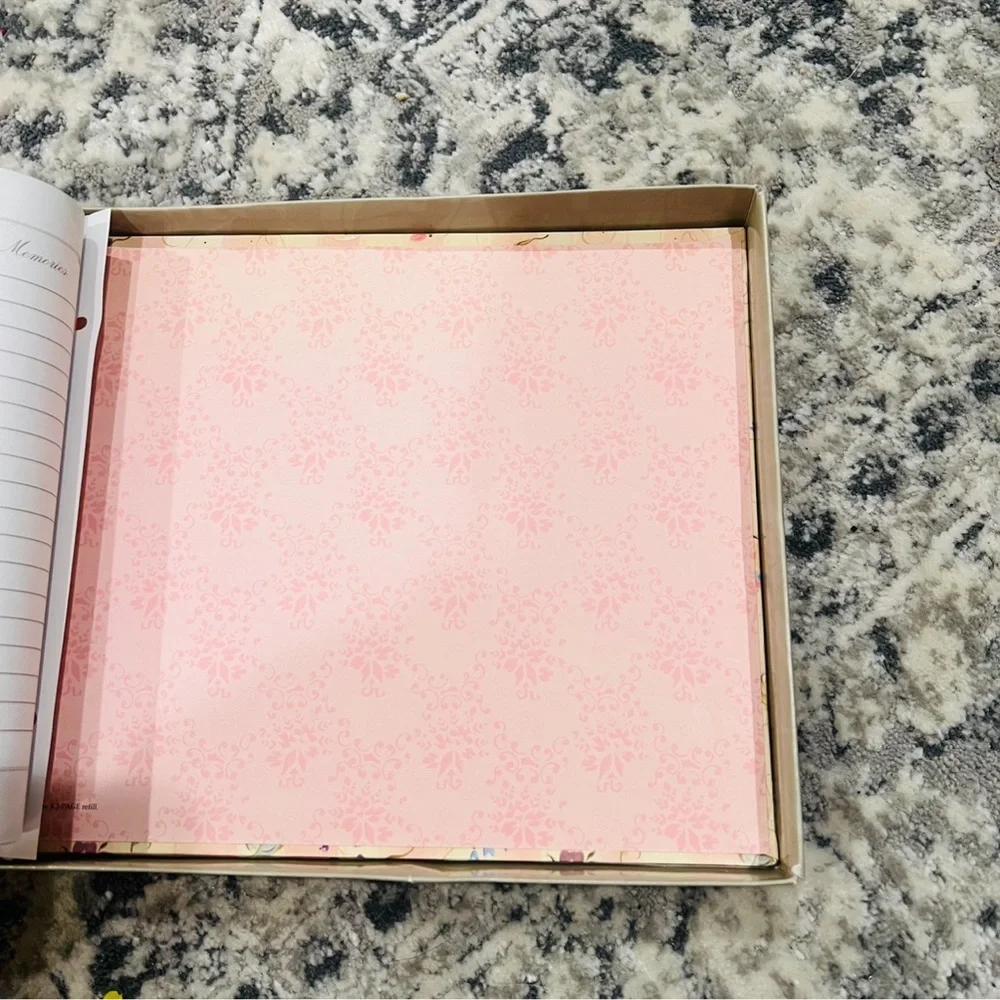 K & COMPANY FRAME A NAME CUSTOM PERSONALIZED FLOWER PHOTO ALBUM